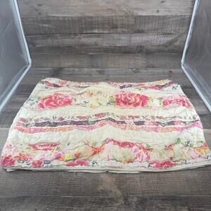 Vintage Style & Co Floral Rosey Pillow Case Standard Size